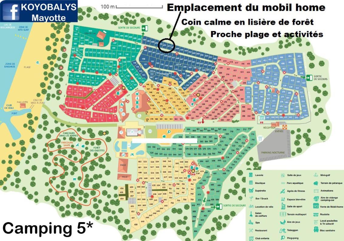 200m de la plage Mobil Home LUXE Neuf 42m2 3 chambres Camping 5 Etoiles Mayotte Biscarrosse Koyobalys Extérieur photo