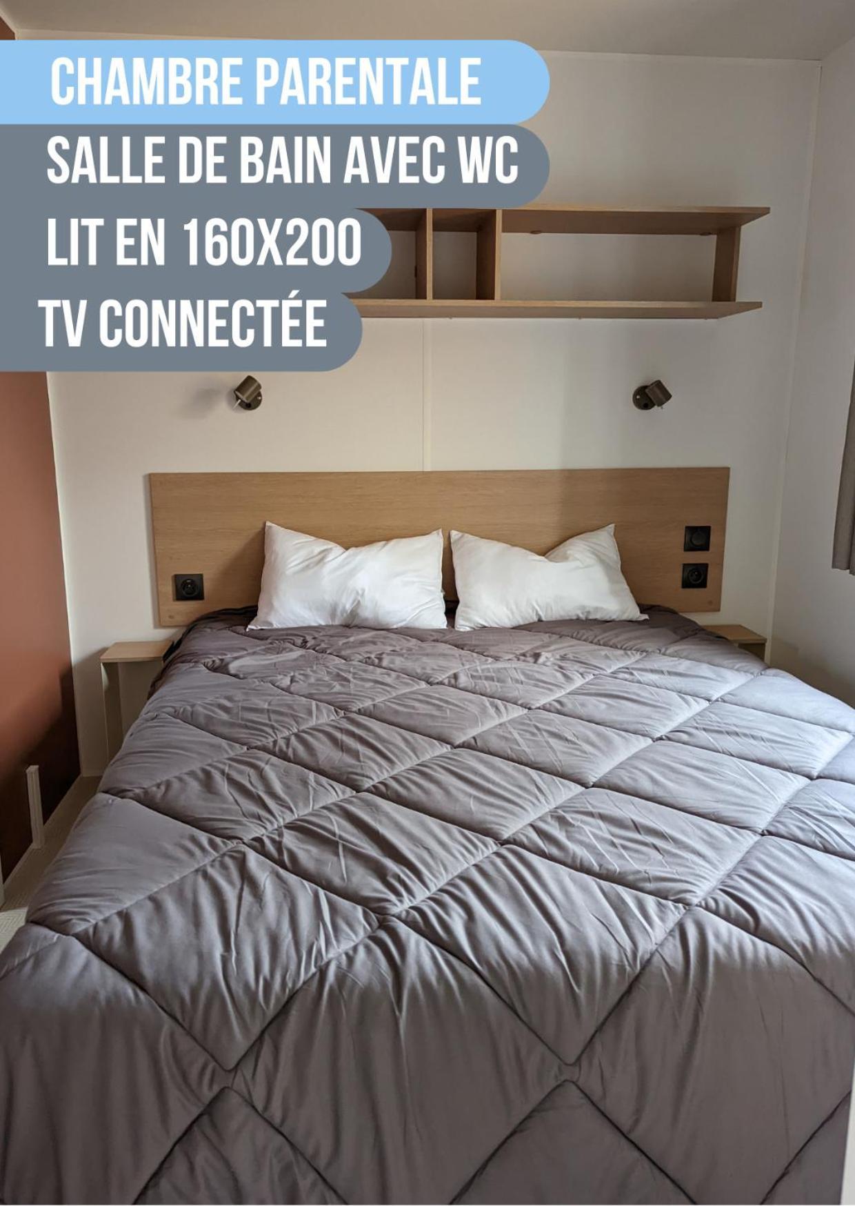200m de la plage Mobil Home LUXE Neuf 42m2 3 chambres Camping 5 Etoiles Mayotte Biscarrosse Koyobalys Extérieur photo
